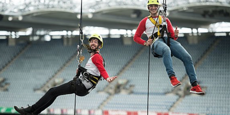 WATCH: We abseiled off Croke Park today for the ISPCC, and you can do it too