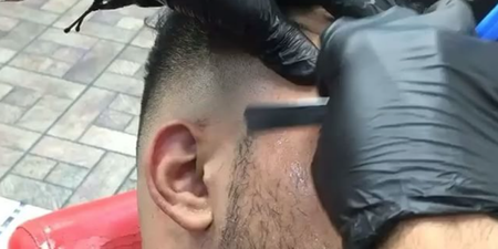 VIDEO: People watching this cut-throat shave are finding it oddly satisfying