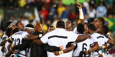 Brian O’Driscoll and the rugby world fall in love with Fiji after they hammer Great Britain to win gold