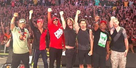 WATCH: Dave Grohl joins Prophets of Rage on stage to cover a punk-rock classic
