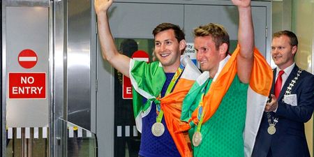 WATCH: The O’Donovan brothers arrived home to a heroes’ reception at Cork Airport