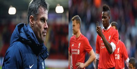 PIC: Mario Balotelli hits out at Jamie Carragher with ‘hater’ insult on Twitter