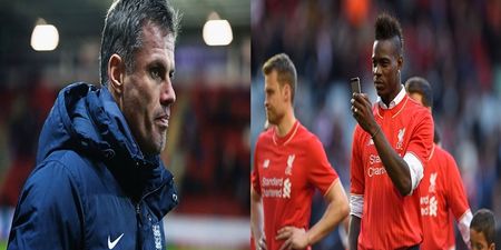 PIC: Mario Balotelli hits out at Jamie Carragher with ‘hater’ insult on Twitter