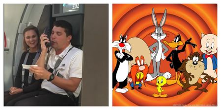 WATCH: This flight attendant’s Looney Tunes announcement is superb