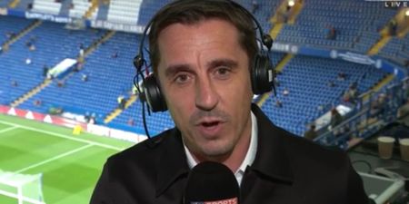WATCH: Gary Neville uses great ‘Miss World’ analogy to describe David Luiz’s return to Chelsea
