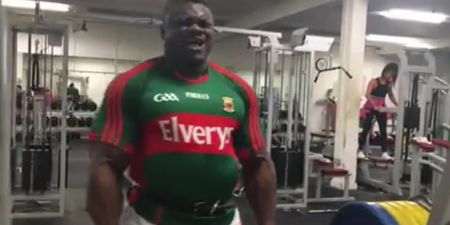 WATCH: This man will be easily the most ripped Mayo fan watching the All-Ireland Final
