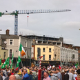 WATCH: Water protests are currently taking place around Dublin