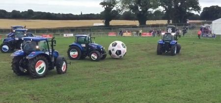 WATCH: Tractor football is going on at the Ploughing Championships and it’s something else