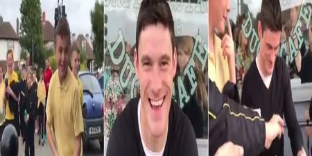 WATCH: Diarmuid Connolly smiles and signs autographs after being mobbed by adoring schoolkids