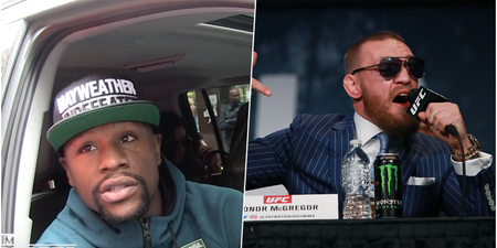 WATCH: Floyd Mayweather said some very complimentary things about Conor McGregor
