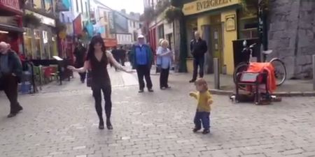 WATCH: 7 million people have seen this great footage of a toddler Irish dancing in Galway