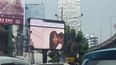 PIC: Man arrested for allegedly broadcasting porn on giant hacked video billboard