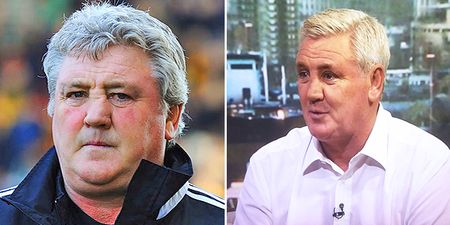 Sky viewers were impressed with Aston Villa bound Steve Bruce’s dramatic weight loss