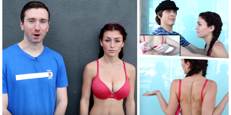 WATCH: This bra unhooking challenge is our new favourite thing, and it’s for a good cause