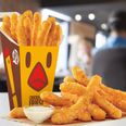 Chat up a chicken and keep your eyes on the fries!