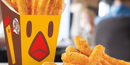 Chat up a chicken and keep your eyes on the fries!
