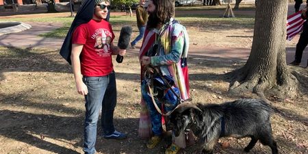 WATCH: The Viper interviews voters (including a man with a goat) outside the White House