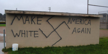 Racist graffiti, vicious attacks and hate crimes follow election of Donald Trump
