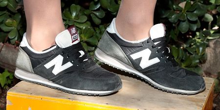 This is why New Balance runners are being burned outside American shops