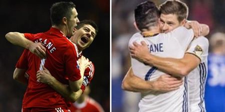Steven Gerrard says it was a “pleasure to play alongside” Irish legend Robbie Keane
