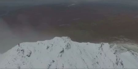 VIDEO: Drone footage of a snow covered Ireland is like something from Game of Thrones