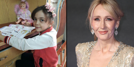 J.K. Rowling tweets 7-year-old child who reaches out from war-torn Aleppo