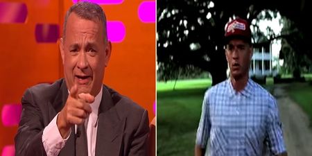 WATCH: Everyone loved Tom Hanks’ recreation of one of the best Forrest Gump scenes on Graham Norton