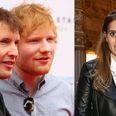 Princess Beatrice slices Ed Sheeran’s face with a sword as she ‘knights’ James Blunt