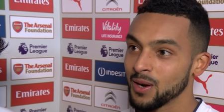 WATCH: Theo Walcott couldn’t help resorting to football clichés when describing the birth of his son