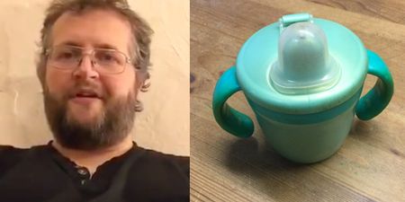 Father’s incredible quest to replace autistic son’s little blue cup reaches amazing conclusion