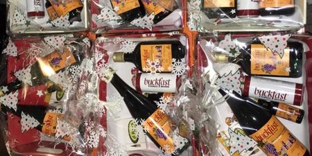 Remain calm but Buckfast Christmas hampers are now available