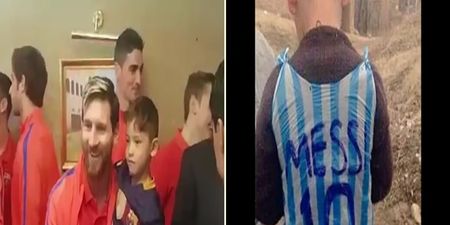 WATCH: Lionel Messi finally meets the Afghan boy whose plastic bag jersey went viral