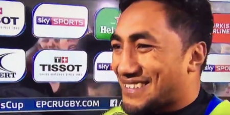 WATCH: Bundee Aki drops the F-bomb after Connacht beat Wasps 20-18