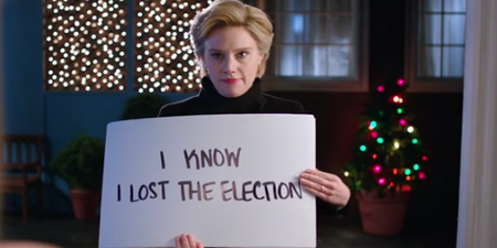 WATCH: SNL recreate Love Actually’s most famous scene with Hillary Clinton…