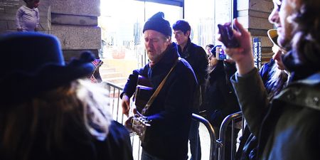 Glen Hansard has invited everyone to a sing-song at Apollo House on Tuesday afternoon