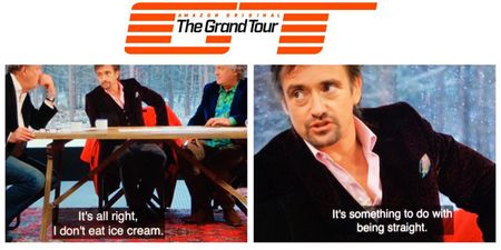 Richard Hammond causes outrage with gay ice cream comments on Grand Tour