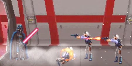 WATCH: Someone made a glorious 16-bit version of THAT Darth Vader scene from Rogue One: A Star Wars Story