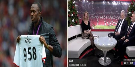 WATCH: Usain Bolt calls MUTV live on air to congratulate Manchester United after late comeback win