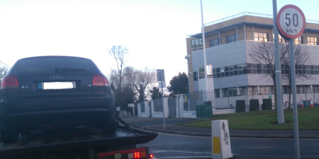 Car seized after it overtook a marked Garda car at 100kph