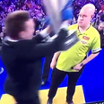 WATCH: Fan causes havoc as he invades stage during World Darts final