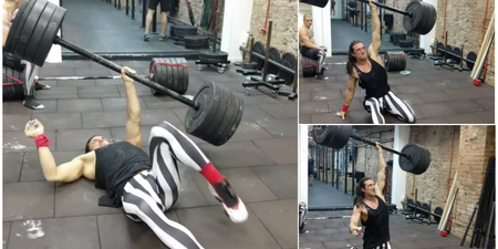 WATCH: This is one of the most insane pieces of gym strength we’ve ever seen