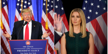 PICS: Donald Trump mistakes a woman from the UK for his daughter Ivanka