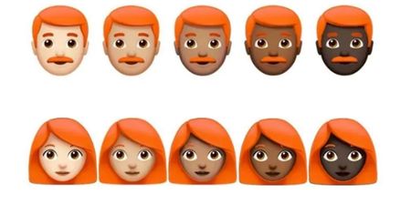 Ginger emojis have finally arrived