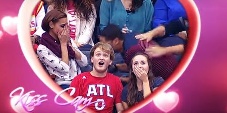 WATCH: This guy’s kiss cam proposal went horribly wrong