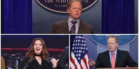 WATCH: Melissa McCarthy plays Sean Spicer in hilarious SNL sketch