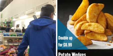Domino’s explain why worker was seen bulk buying potato wedges in supermarket