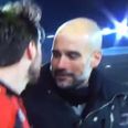 WATCH: Pep Guardiola and Harry Arter had a lovely exchange on the pitch at full-time
