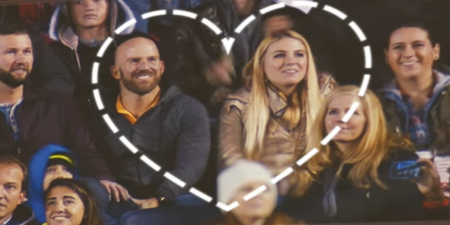 WATCH: This Kiss Cam video from an American Football game is immensely powerful