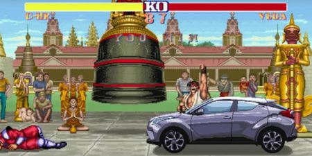 WATCH: Ryu drives a Toyota around instead of Hadouken-ing it to death