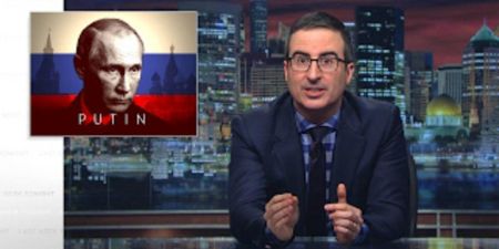 John Oliver takes aim at Putin and Russia in Last Week Tonight